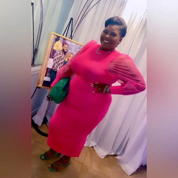 SHEIN | Dresses | Plus Size Pink Dress Worn Once | Poshmark